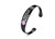 Lymphedema Alert No BP IV Medical ID Pink Ribbon BLACK Cuff Bracelet