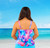 T.H.E. 34-60 Twist Bra Tankini Mastectomy Swim Top