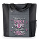 Breast Cancer Awareness Leave A Sparkle Of Hope Wherever You Go Camino Heathered Tote Bag