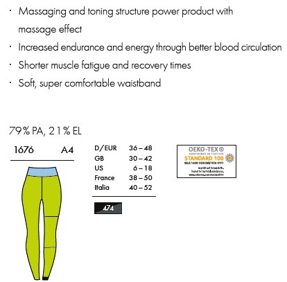 Anita compression Sports Tights Massage Orinoco - 1676 – The