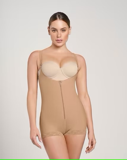 MAKE YOUR OFFERS!! Leonisa Open Bust Body Shaper with sleeves S or