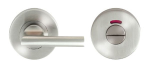 Inox Swt Turn & Release On Concealed Fix Round Rose With Indicator  (Large Turn) - Sss (53 X 8mm)