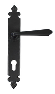 Black Cromwell Lever Espag. Lock Set
