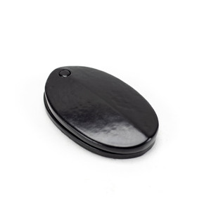 Black Oval Escutcheon & Cover