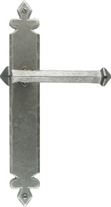 Pewter Tudor Lever Latch Set