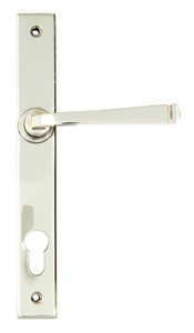 Polished Nickel Avon Slimline Lever Espag. Lock Set