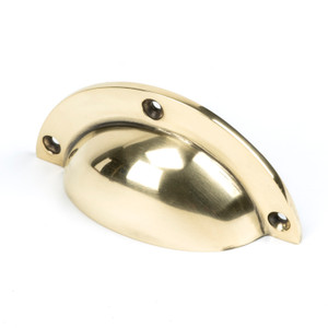 Aged Brass 4" Plain Drawer Pull Aged Brass 4" Plain Drawer Pull