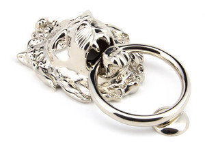 Polished Nickel Lion Head Knocker