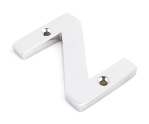 Polished Chrome Letter Z