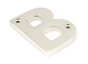 Polished Nickel Letter B