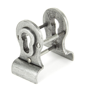 Pewter 50mm Euro Door Pull (Back to Back fixings) Pewter 50mm Euro Door Pull (Back to Back fixings)