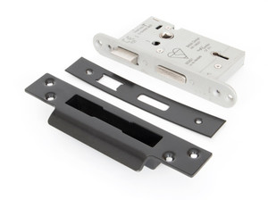 Black 2��" 5 Lever Heavy Duty BS Sash Lock