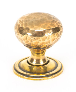 Aged Brass Hammered Mushroom Cabinet Knob 32mm Aged Brass Hammered Mushroom Cabinet Knob 32mm