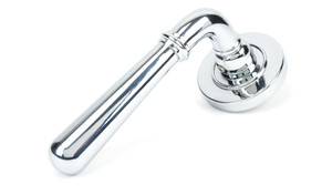 Polished Chrome Newbury Lever on Rose Set (Plain)