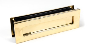 Polished Brass Traditional Letterbox