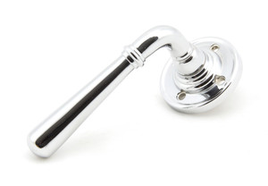 Polished Chrome Newbury Lever on Rose Set - Unsprung
