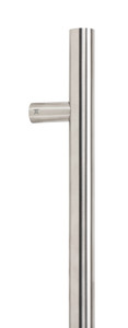 Satin SS (316) 1.8m T Bar Handle Secret Fix 32mm