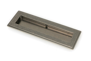 Pewter 175mm Art Deco Rectangular Pull Pewter 175mm Art Deco Rectangular Pull