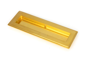 Polished Brass 175mm Art Deco Rectangular Pull