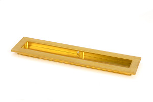 Polished Brass 250mm Plain Rectangular Pull Polished Brass 250mm Plain Rectangular Pull