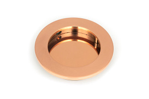 Polished Bronze 75mm Plain Round Pull Polished Bronze 75mm Plain Round Pull