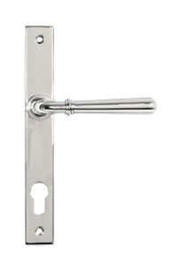 Polished Marine SS (316) Newbury Slimline Lever Espag. Lock Set Polished Marine SS (316) Newbury Slimline Lever Espag. Lock Set