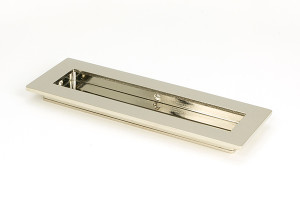 Polished Nickel 175mm Plain Rectangular Pull Polished Nickel 175mm Plain Rectangular Pull