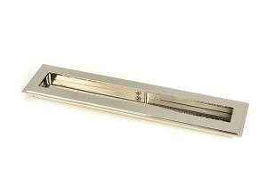 Polished Nickel 250mm Art Deco Rectangular Pull Polished Nickel 250mm Art Deco Rectangular Pull