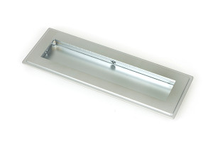 Satin Chrome 175mm Art Deco Rectangular Pull