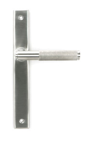 Satin Marine SS (316) Brompton Slimline Lever Espag. Latch Set Satin Marine SS (316) Brompton Slimline Lever Espag. Latch Set