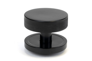 Black Brompton Centre Door Knob (Plain) Black Brompton Centre Door Knob (Plain)
