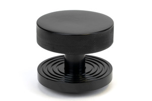 Black Brompton Centre Door Knob (Beehive) Black Brompton Centre Door Knob (Beehive)