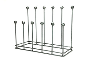 Pewter Six Pair Boot Rack Pewter Six Pair Boot Rack