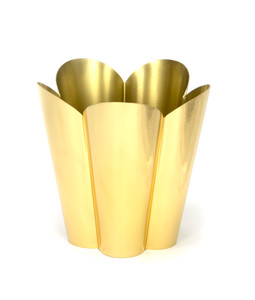 Smooth Brass Flora Pot - Large Smooth Brass Flora Pot - Large