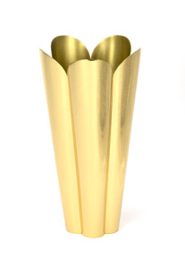 Smooth Brass Flora Vase Smooth Brass Flora Vase