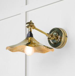 Smooth Brass Flora Wall Light Smooth Brass Flora Wall Light