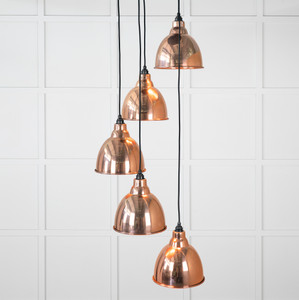 Hammered Copper Brindley Cluster Pendant Hammered Copper Brindley Cluster Pendant