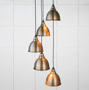 Aged Brass Brindley Cluster Pendant Aged Brass Brindley Cluster Pendant