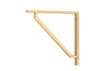 Satin Brass Barton Shelf Bracket (150mm x 150mm) Satin Brass Barton Shelf Bracket (150mm x 150mm)