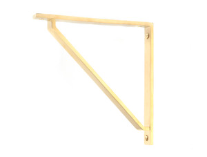 Polished Brass Barton Shelf Bracket (200mm x 200mm) Polished Brass Barton Shelf Bracket (200mm x 200mm)