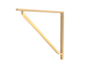 Satin Brass Barton Shelf Bracket (200mm x 200mm) Satin Brass Barton Shelf Bracket (200mm x 200mm)