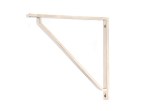 Polished Nickel Barton Shelf Bracket (200mm x 200mm) Polished Nickel Barton Shelf Bracket (200mm x 200mm)