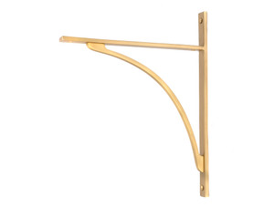 Satin Brass Apperley Shelf Bracket (314mm x 250mm) Satin Brass Apperley Shelf Bracket (314mm x 250mm)