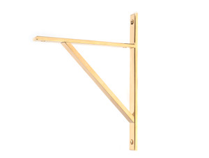 Polished Brass Chalfont Shelf Bracket (260mm x 200mm) Polished Brass Chalfont Shelf Bracket (260mm x 200mm)