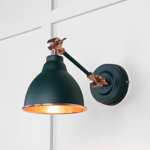 Smooth Copper Brindley Wall Light in Dingle Smooth Copper Brindley Wall Light in Dingle