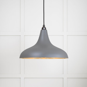 Smooth Brass Frankley Pendant in Bluff Smooth Brass Frankley Pendant in Bluff