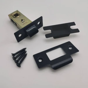 Black 40MM Tubular Latch for Slimline Doors