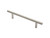 Inox 19mm Dia. Straight T Bar Pull Handle G316 (225mm C/C)