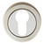 Escutcheon - Euro Profile On Concealed Fix Round Rose 52mm x 7mm