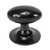 Black Oval Mortice/Rim Knob Set